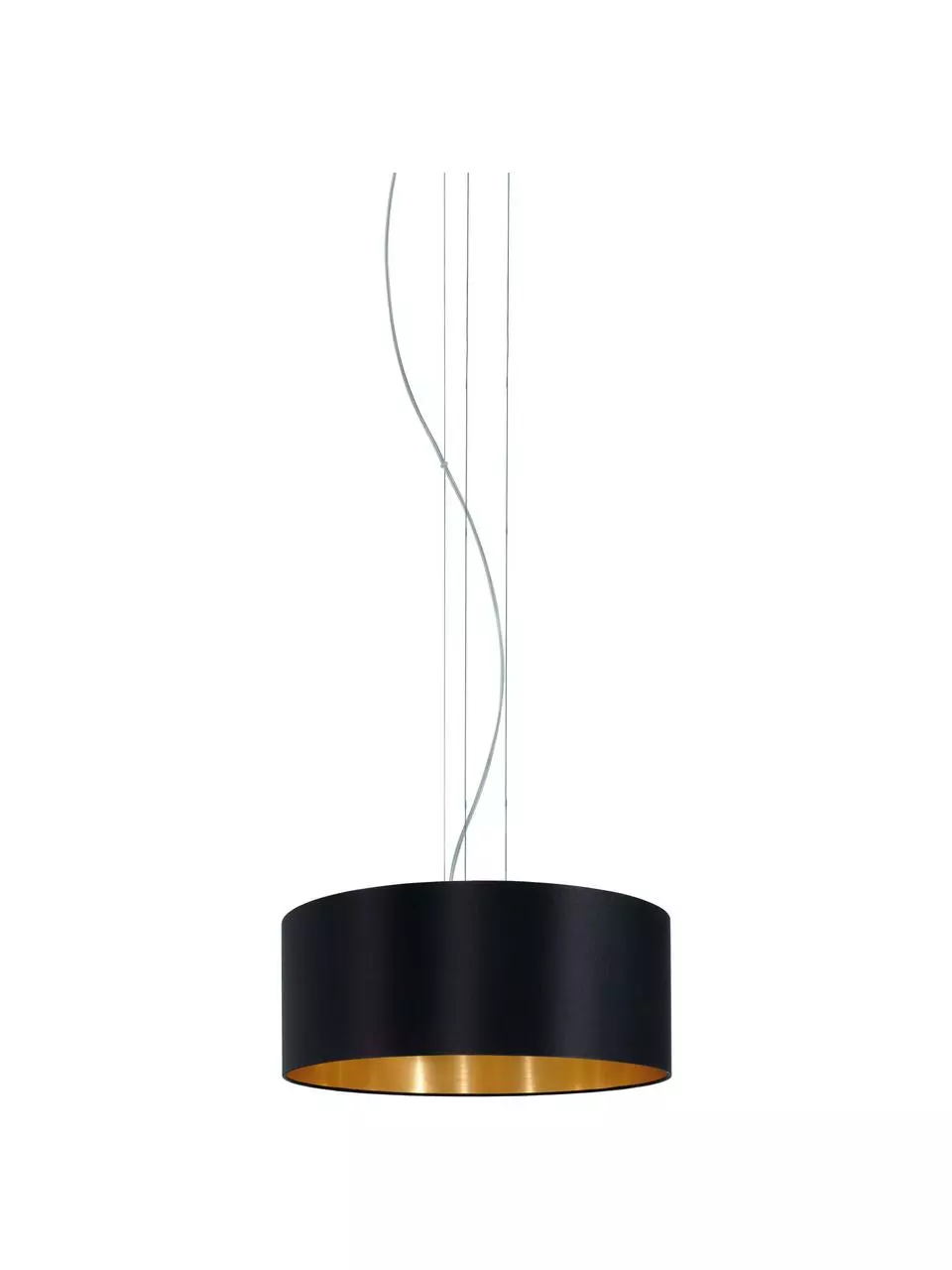 Pendelleuchte Jamie mit Gold-Dekor, Ø 53 x H 24 cm 6 Pendelleuchte Jamie mit Gold-Dekor, Ø 53 x H 24 cm – Bild 4