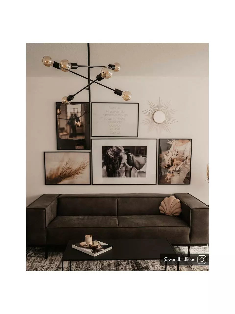 Lucide Pendelleuchte Lester in Schwarz, Ø 59 x H 83 cm 4 Lucide Pendelleuchte Lester in Schwarz, Ø 59 x H 83 cm – Bild 2