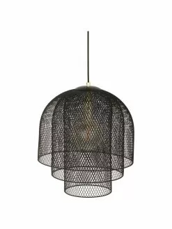 Westwing Collection Pendelleuchte Louie aus Metall, Ø 40 x H 43 cm