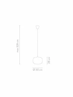 Nordlux Pendelleuchte Milford aus Opalglas, Ø 30 x H 28 cm -Leuchten Verkaufsladen Pendelleuchte Milford aus Opalglas 3