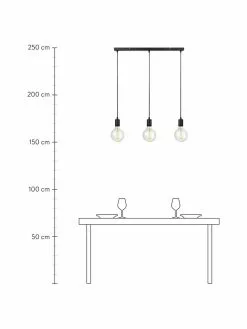 Markslöjd Pendelleuchte Sky in Schwarz, B 75 x H 160 cmNur noch 1 Artikel verfügbar -Leuchten Verkaufsladen Pendelleuchte Sky in Schwarz 3
