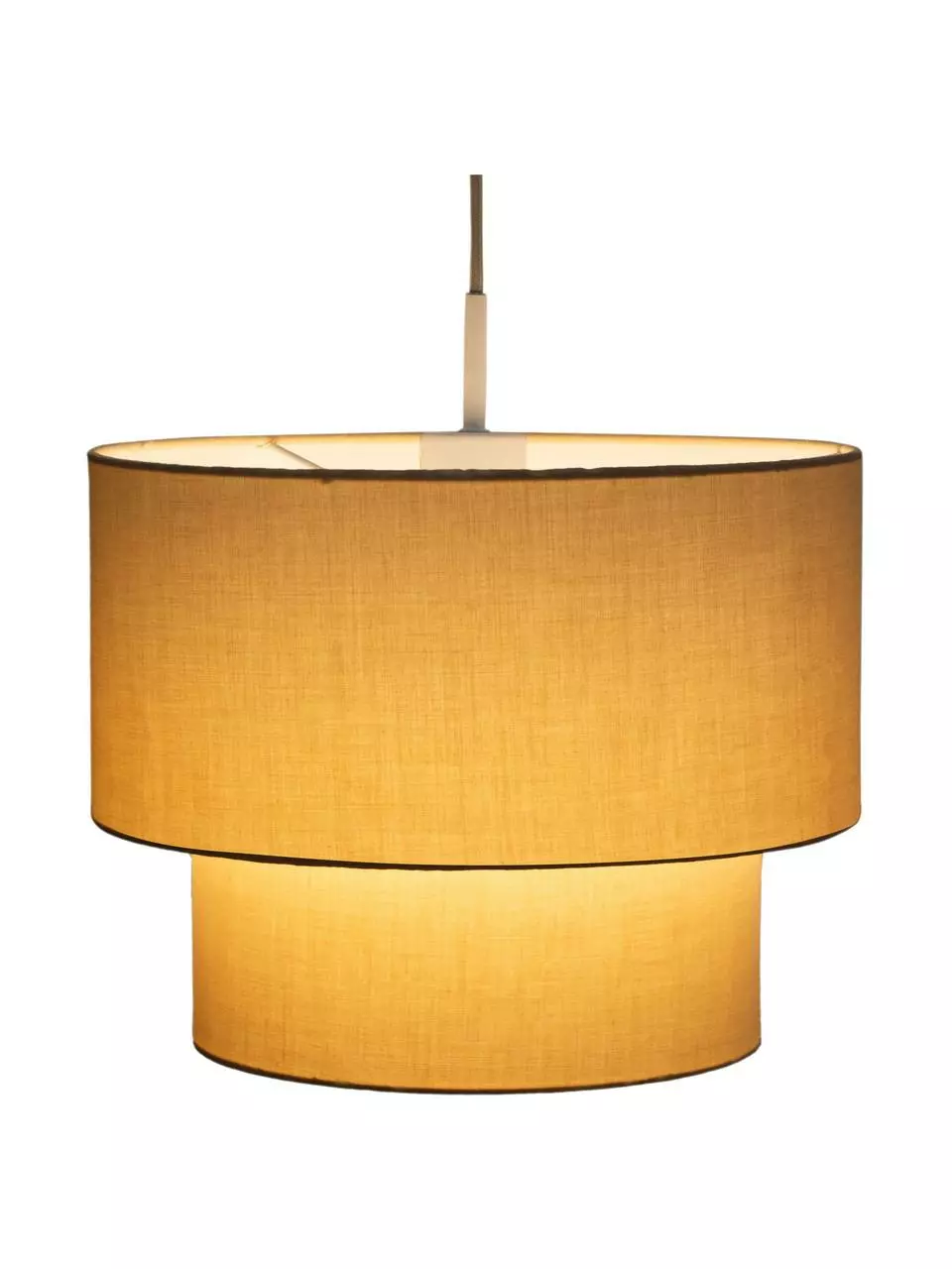 Pauleen Pendelleuchte Soft Shine in Beige, Ø 32 x H 25 cm 6 Pauleen Pendelleuchte Soft Shine in Beige, Ø 32 x H 25 cm – Bild 4