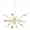 Westwing Collection Pendelleuchte Spike in Gold, Ø 50 cm