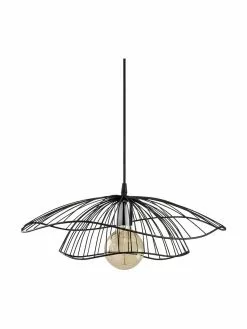 Pendelleuchte Tel aus Metall, Ø 50 x H 14 cm