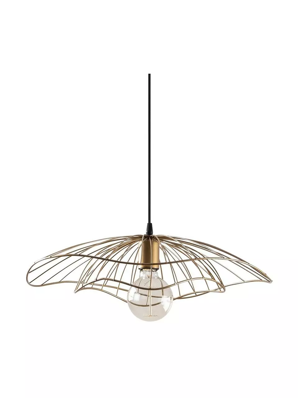 Pendelleuchte Tel aus Metall, Ø 50 x H 14 cm 3 Pendelleuchte Tel aus Metall, Ø 50 x H 14 cm