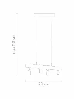 Pendelleuchte Townshend aus Holz, B 70 x H 25 cmNur noch 1 Artikel verfügbar -Leuchten Verkaufsladen Pendelleuchte Townshend aus Holz 2