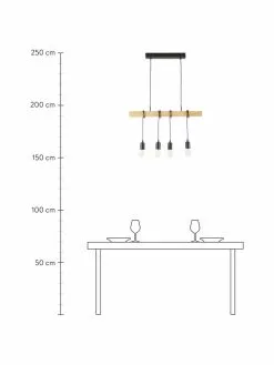 Pendelleuchte Townshend aus Holz, B 70 x H 25 cmNur noch 1 Artikel verfügbar -Leuchten Verkaufsladen Pendelleuchte Townshend aus Holz 3