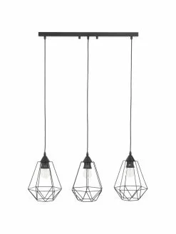 Westwing Collection Pendelleuchte Wire im Industrial-Style, B 75 x H 25 cm -Leuchten Verkaufsladen Pendelleuchte Wire im Industrial Style 4