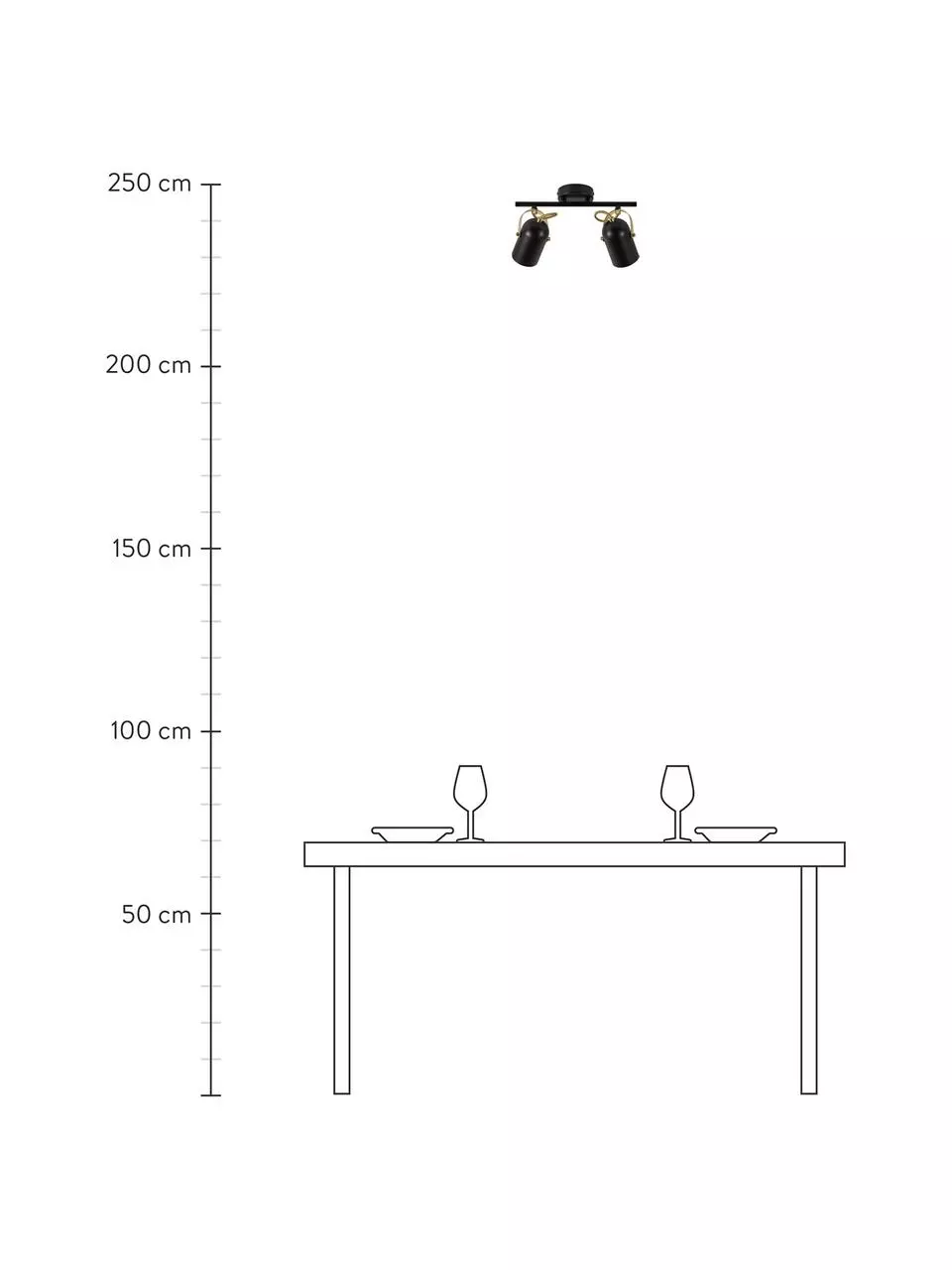 Nordlux Retro-Deckenstrahler Lotus, B 35 x H 19 cm 5 Nordlux Retro-Deckenstrahler Lotus, B 35 x H 19 cm – Bild 3