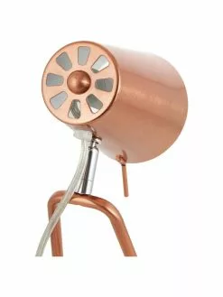 Schreibtischlampe Zet in Kupfer, B 16 x H 35 cm -Leuchten Verkaufsladen Schreibtischlampe Zet in Kupfer 5