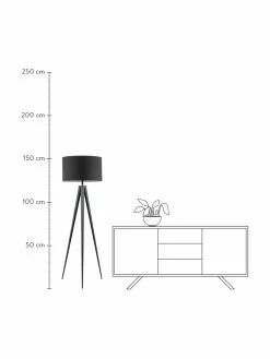 Westwing Collection Skandi-Tripod Stehlampe Jake, Ø 50 x H 154 cm -Leuchten Verkaufsladen Skandi Tripod Stehlampe Jake 10