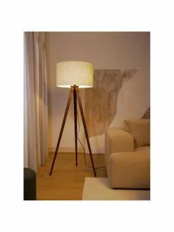 Westwing Collection Skandi-Tripod Stehlampe Jake aus Massivholz, Ø 60 cm, H 150 cm 10 Westwing Collection Skandi-Tripod Stehlampe Jake aus Massivholz, Ø 60 cm, H 150 cm -Leuchten Verkaufsladen Skandi Tripod Stehlampe Jake aus Massivholz 14