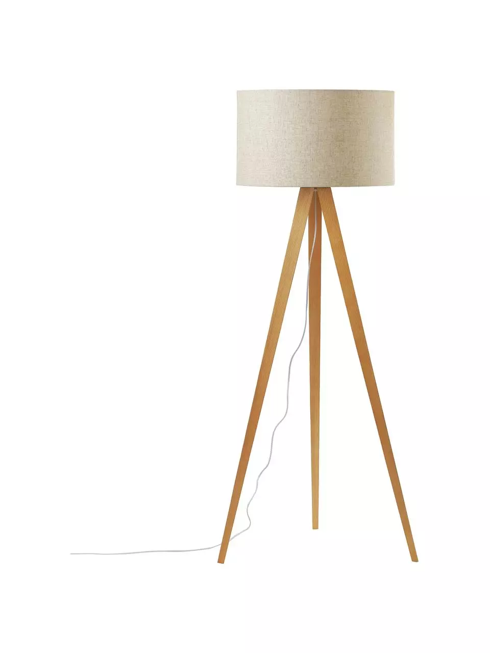 Westwing Collection Skandi-Tripod Stehlampe Jake aus Massivholz, Ø 60 cm, H 150 cm 3 Westwing Collection Skandi-Tripod Stehlampe Jake aus Massivholz, Ø 60 cm, H 150 cm