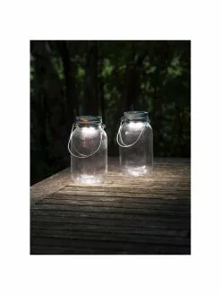 Solar Außenlaterne Bianca, Ø 10 x H 18 cm -Leuchten Verkaufsladen Solar Aussenlaterne Bianca 4