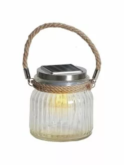 Solar Außentischlampe Glass Jar, B 11 x H 12 cm 10 Solar Außentischlampe Glass Jar, B 11 x H 12 cm -Leuchten Verkaufsladen Solar Aussentischlampe Glass Jar 3