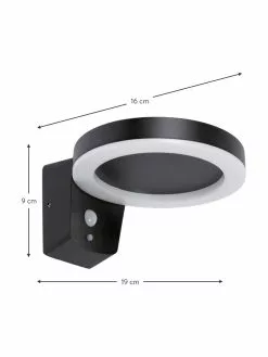 Solar Außenwandleuchte Berarda mit Bewegungssensor, B 16 x T 19 cm 10 Solar Außenwandleuchte Berarda mit Bewegungssensor, B 16 x T 19 cm -Leuchten Verkaufsladen Solar Aussenwandleuchte Berarda mit Bewegungssensor 2