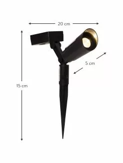 Solar Bodenleuchte Powerspot, 2 Stück, B 20 x H 15 cm -Leuchten Verkaufsladen Solar Bodenleuchte Powerspot 2 Stuck 2