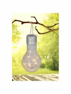 Solar Hängelampe Martin, 3 Stück, Ø 10 x H 20 cm -Leuchten Verkaufsladen Solar Hangelampe Martin 3 Stuck 2