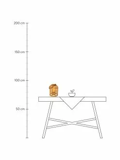 Solar LED-Kerze Korab mit Bambuskorb, Ø 23 cm, H 29 cm -Leuchten Verkaufsladen Solar LED Kerze Korab mit Bambuskorb 2