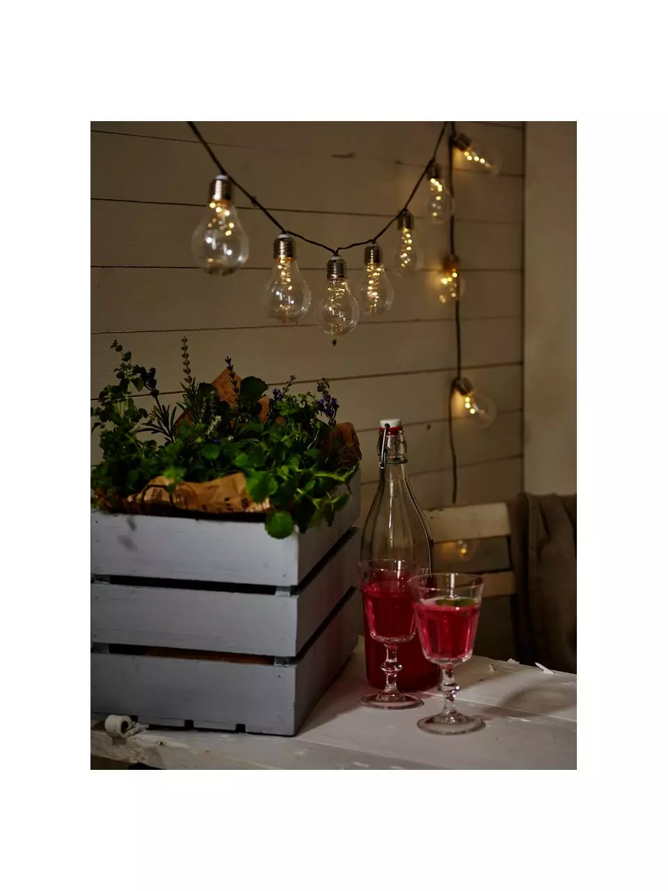 Solar Lichterkette Glow, 390 cm, 10 Lampions, L 390 cm 4 Solar Lichterkette Glow, 390 cm, 10 Lampions, L 390 cm – Bild 2