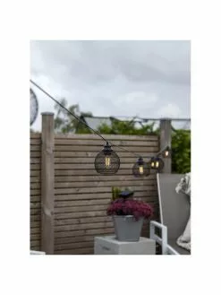 Solar Lichterkette Sunlight, 700 cm, 8 Lampions, L 700 cm -Leuchten Verkaufsladen Solar Lichterkette Sunlight 700 cm 8 Lampions 5