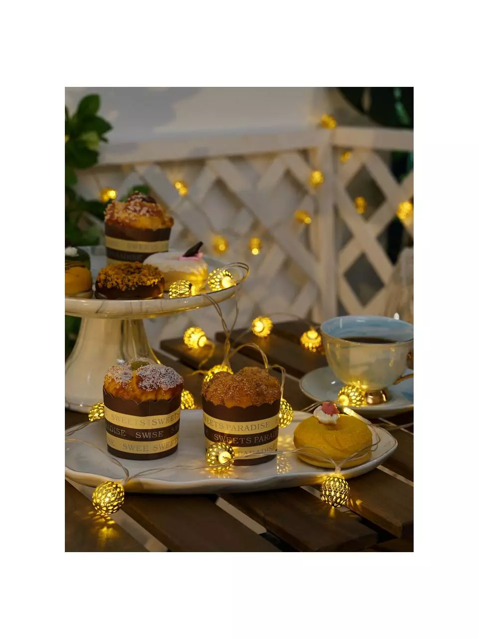 Pauleen Solar Lichterkette Sunshine Glamour, 280 cm, 20 Lampions, L 280 cm 7 Pauleen Solar Lichterkette Sunshine Glamour, 280 cm, 20 Lampions, L 280 cm – Bild 5