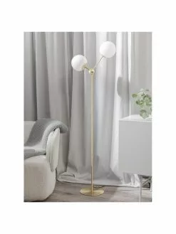 Westwing Collection Stehlampe Aurelia aus Opalglas, Ø 25 x H 155 cm -Leuchten Verkaufsladen Stehlampe Aurelia aus Opalglas 2