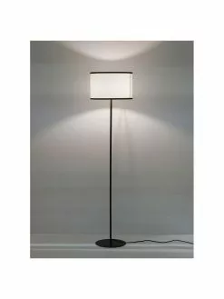 Westwing Collection Stehlampe Claudette mit Leinenschirm, Ø 40 x H 165 cm -Leuchten Verkaufsladen Stehlampe Claudette mit Leinenschirm 3
