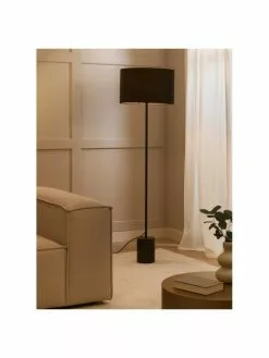 Westwing Collection Stehlampe Cody mit Marmorfuß, Ø 45 x H 159 cm -Leuchten Verkaufsladen Stehlampe Cody mit Marmorfuss 4