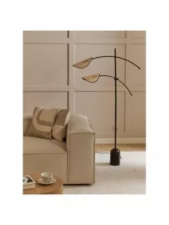 Westwing Collection Stehlampe Freja aus Wiener Geflecht, B 100 x H 160 cm -Leuchten Verkaufsladen Stehlampe Freja aus Wiener Geflecht 2