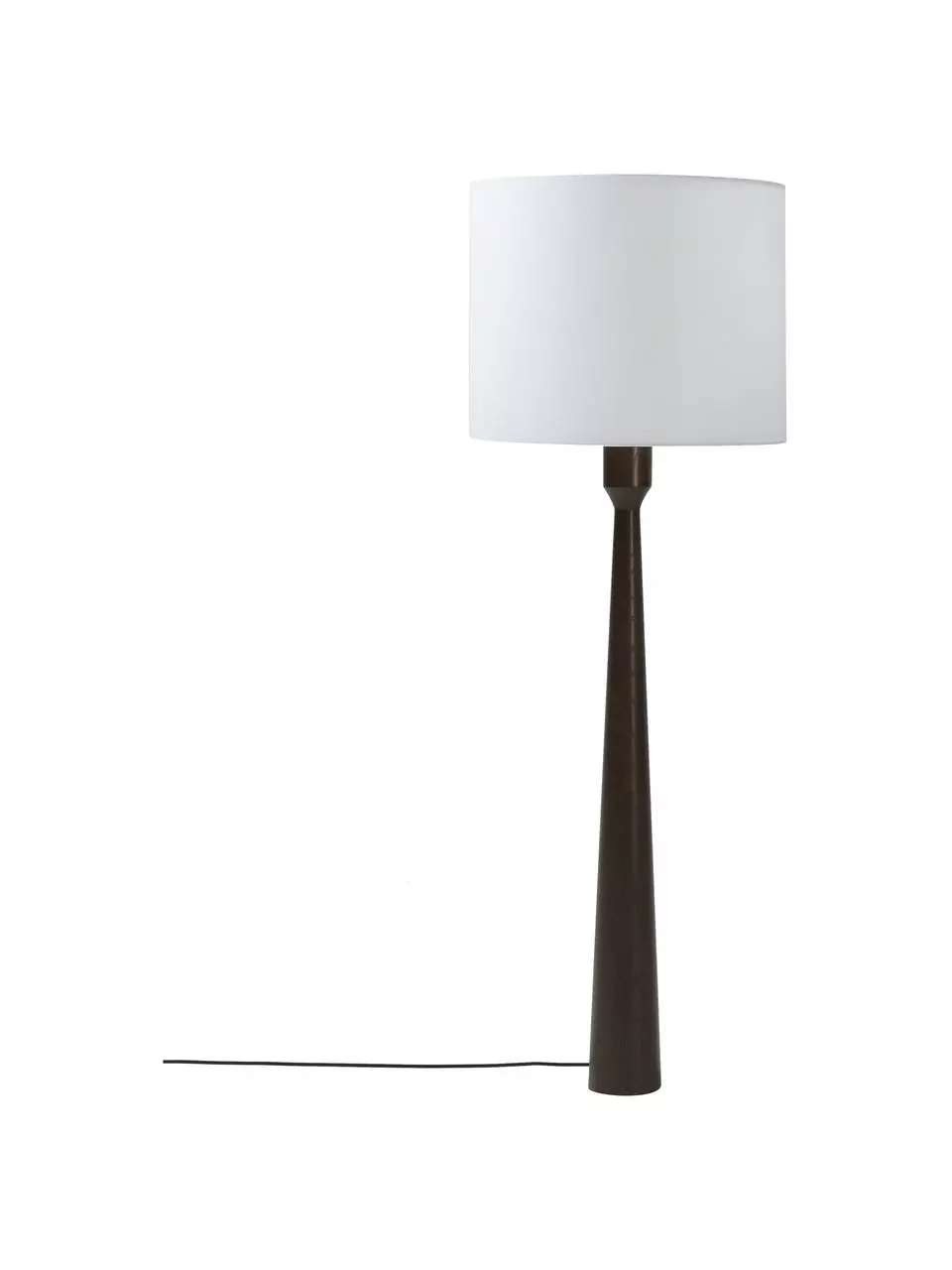 Westwing Collection Stehlampe Jascha aus dunklem Eschenholz, Ø 50 x H 145 cm 3 Westwing Collection Stehlampe Jascha aus dunklem Eschenholz, Ø 50 x H 145 cm