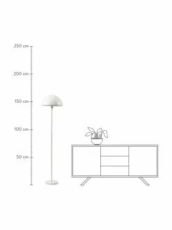 Westwing Collection Stehlampe Matilda&nbsp;in Wei&szlig;, Ø 40 x H 164 cm -Leuchten Verkaufsladen Stehlampe Matilda in Weiss 2