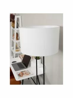 Westwing Collection Stehlampe Pipero mit Betonfuß, Ø 45 x H 161 cm -Leuchten Verkaufsladen Stehlampe Pipero mit Betonfuss 2