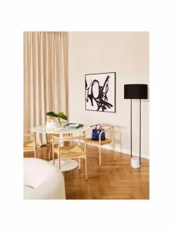 Westwing Collection Stehlampe Pipero mit Betonfuß, Ø 45 x H 161 cm -Leuchten Verkaufsladen Stehlampe Pipero mit Betonfuss 8