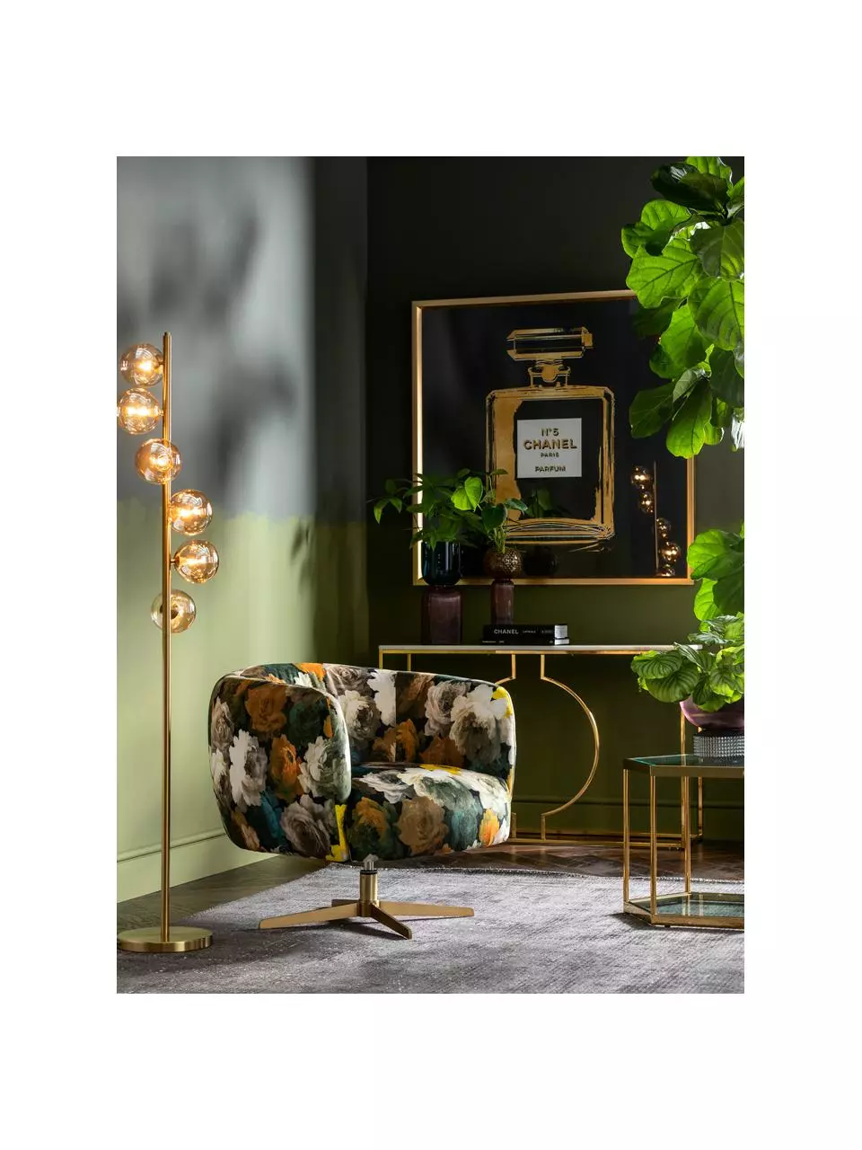 Kare Design Stehlampe Scala in Gold, Ø 28 x H 160 cm 4 Kare Design Stehlampe Scala in Gold, Ø 28 x H 160 cm – Bild 2