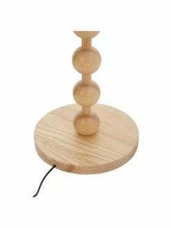 Westwing Collection Stehlampe Shona mit Holzfuß, Ø 50 x H 149 cm -Leuchten Verkaufsladen Stehlampe Shona mit Holzfuss 4