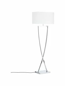 Villeroy & Boch Stehlampe Toulouse in Silber, B 50 x H 157 cm