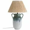 Tischlampe Azara aus Papier und Keramik, Ø 36 x H 54 cm