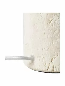 Westwing Collection Tischlampe Carla mit Travertinfu&szlig;, Ø 32 x H 39 cm -Leuchten Verkaufsladen Tischlampe Carla mit Travertinfuss 5