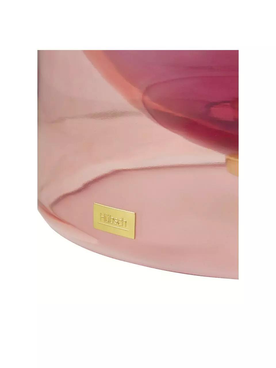 Hübsch Tischlampe Glondy aus farbigem Glas, Ø 27 x H 29 cm 8 Hübsch Tischlampe Glondy aus farbigem Glas, Ø 27 x H 29 cm – Bild 6