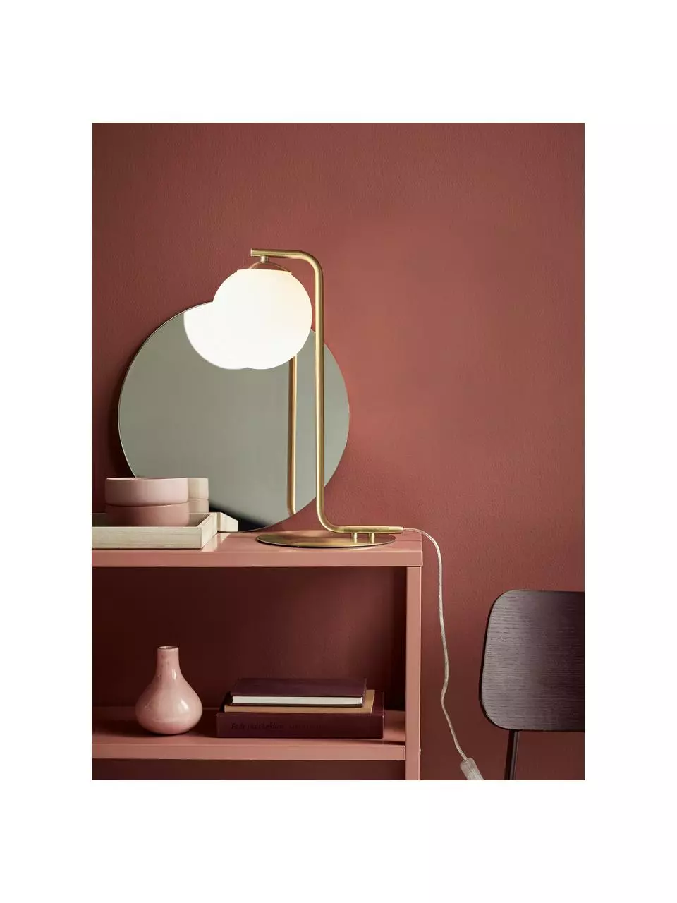 Nordlux Tischlampe Grant in Messing, B 20 x H 41 cm 4 Nordlux Tischlampe Grant in Messing, B 20 x H 41 cm – Bild 2