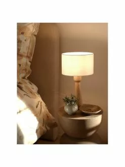 Westwing Collection Tischlampe Jascha aus hellem Eschenholz, Ø 24 x H 43 cm 12 Westwing Collection Tischlampe Jascha aus hellem Eschenholz, Ø 24 x H 43 cm -Leuchten Verkaufsladen Tischlampe Jascha aus hellem Eschenholz 4