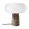 Westwing Collection Tischlampe Mariella mit Marmorfuß, Ø 32 x H 33 cm -Leuchten Verkaufsladen Tischlampe Mariella mit Marmorfuss