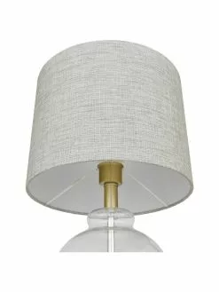 Tischlampe Natty mit Glasfuß, Ø 31 x H 48 cm 12 Tischlampe Natty mit Glasfuß, Ø 31 x H 48 cm -Leuchten Verkaufsladen Tischlampe Natty mit Glasfuss 4