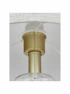 Tischlampe Natty mit Glasfuß, Ø 31 x H 48 cm 13 Tischlampe Natty mit Glasfuß, Ø 31 x H 48 cm -Leuchten Verkaufsladen Tischlampe Natty mit Glasfuss 5