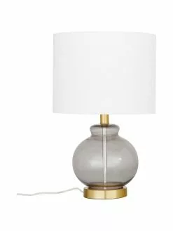 Tischlampe Natty mit Glasfuß, Ø 31 x H 48 cm