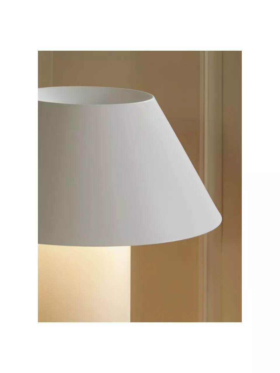 Westwing Collection Tischlampe Niko in Weiß, Ø 35 x H 55 cm 5 Westwing Collection Tischlampe Niko in Weiß, Ø 35 x H 55 cm – Bild 3