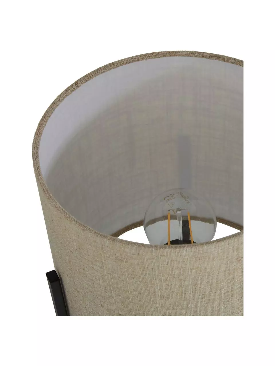 Westwing Collection Tischlampe Piper aus Leinen, Ø 22 x H 38 cm 7 Westwing Collection Tischlampe Piper aus Leinen, Ø 22 x H 38 cm – Bild 5