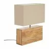 Kare Design Tischlampe Rectangular aus Akazienholz, B 33 x H 43 cm -Leuchten Verkaufsladen Tischlampe Rectangular aus Akazienholz