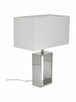 Villeroy & Boch Tischlampe Shanghai in Chrom, B 35 x H 47 cm